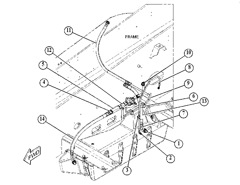 LINES GP-HYDRAULIC FILTER 5492870 CAT