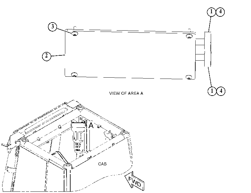 MOUNTING GP-MONITOR 4947266 CAT