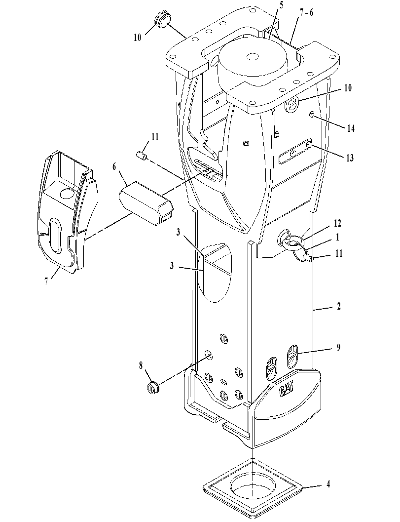 HOUSING GP-HAMMER 3555766 CAT