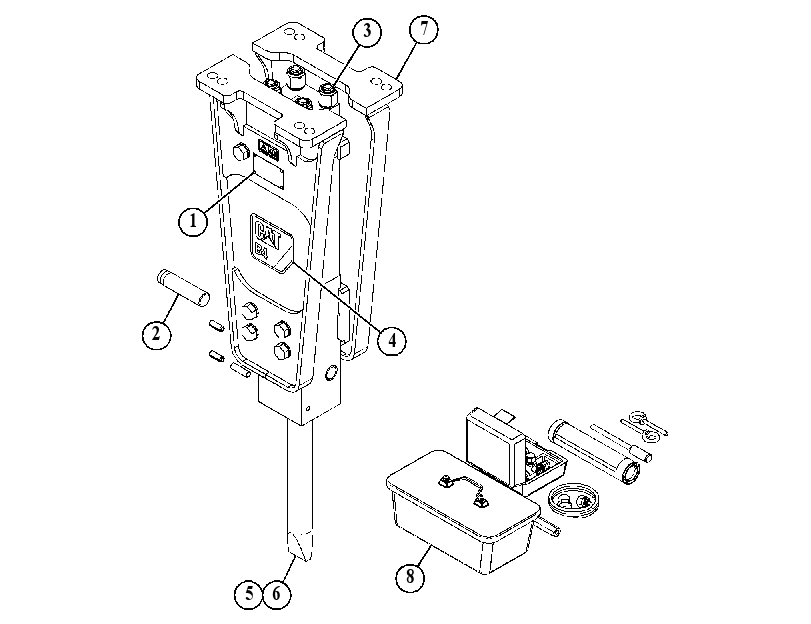 HAMMER AR-HYDRAULIC 5329104 CAT