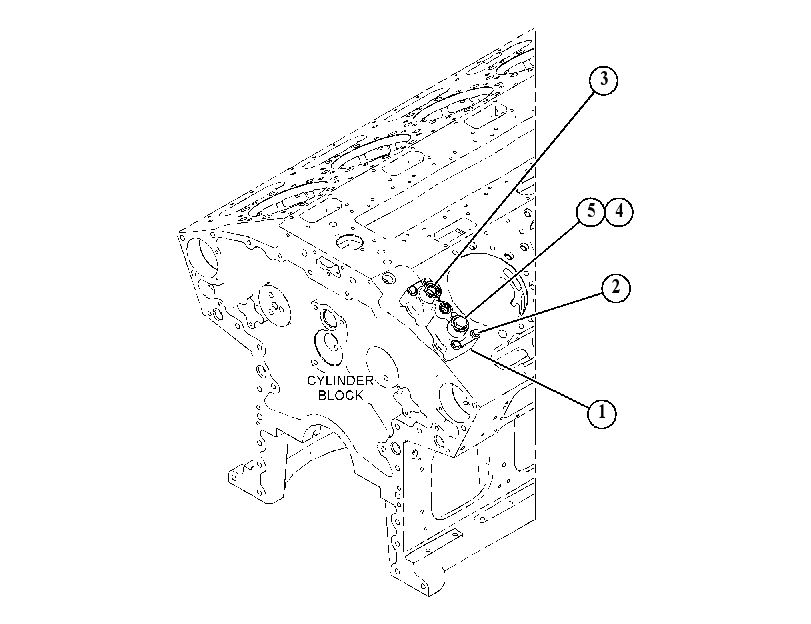 ADAPTER GP-TURBOCHARGER OIL 5241839 CAT