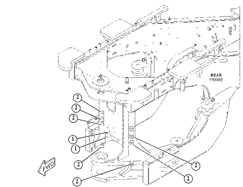 HARDWARE GP-REAR FRAME 5225439 CAT