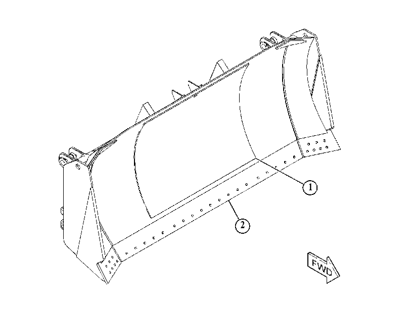 BLADE AS-SEMI-UNIVERSAL 5390063 CAT