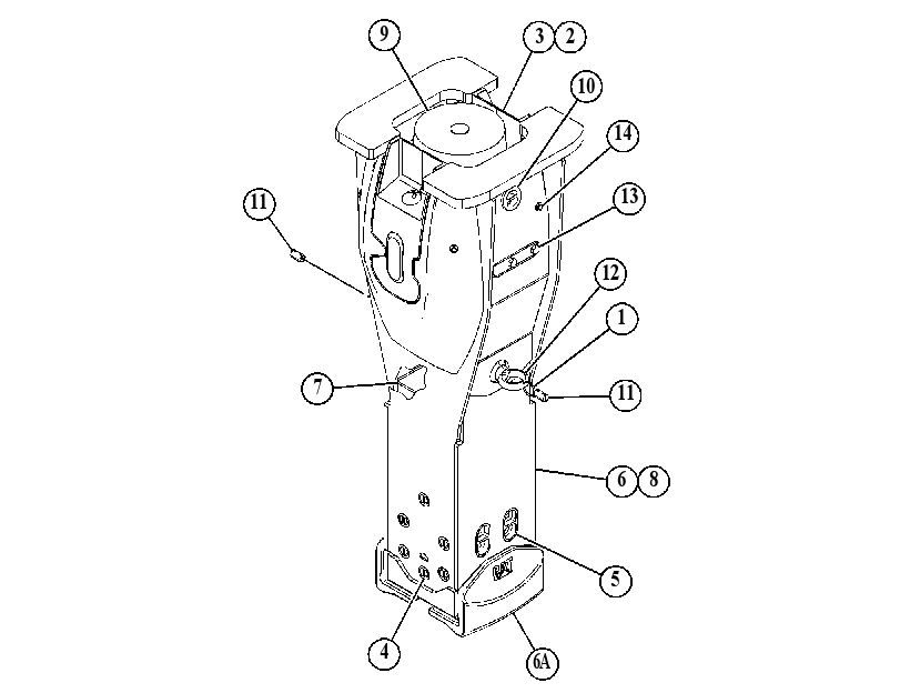 HOUSING GP-HAMMER 3555826 CAT