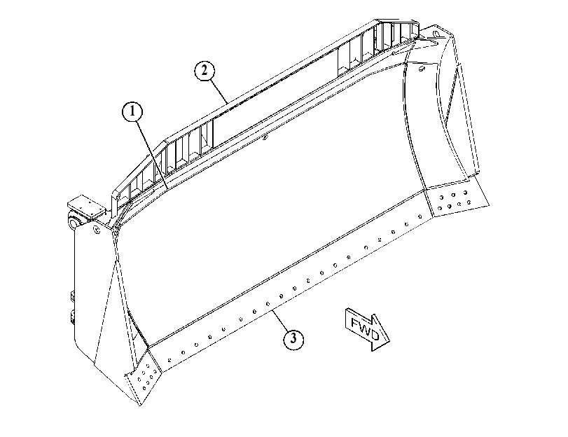 BLADE AS-SEMI-UNIVERSAL 5227617 CAT