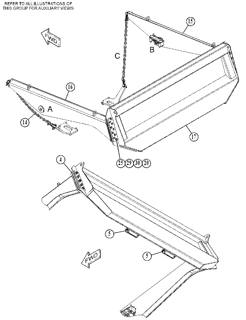 TAILGATE AR 5224291 CAT