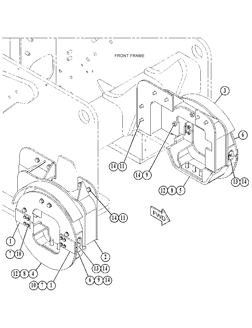 GUARD GP-AXLE 4635474 CAT