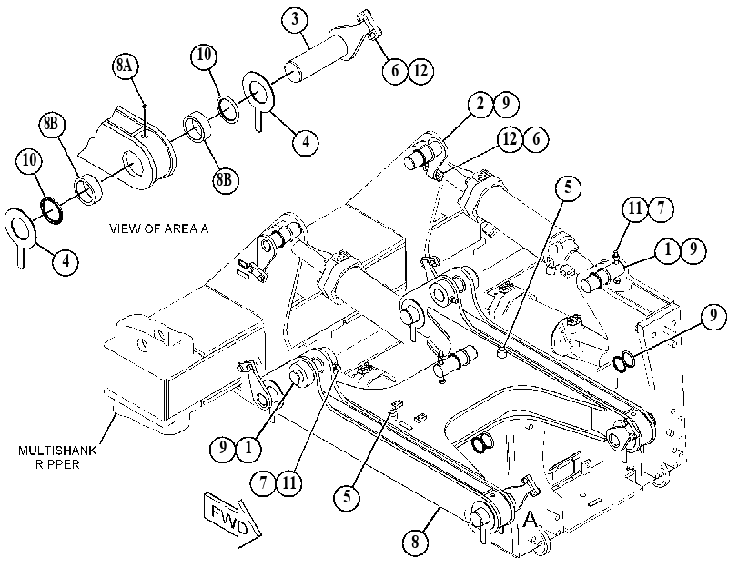 FRAME GP-RIPPER 5227514 CAT