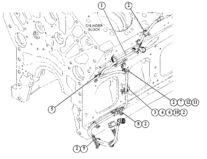 WIRING GP-AIR STARTING 5411556 CAT