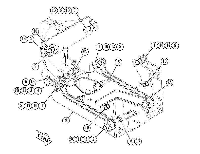 FRAME GP-RIPPER 5227528 CAT