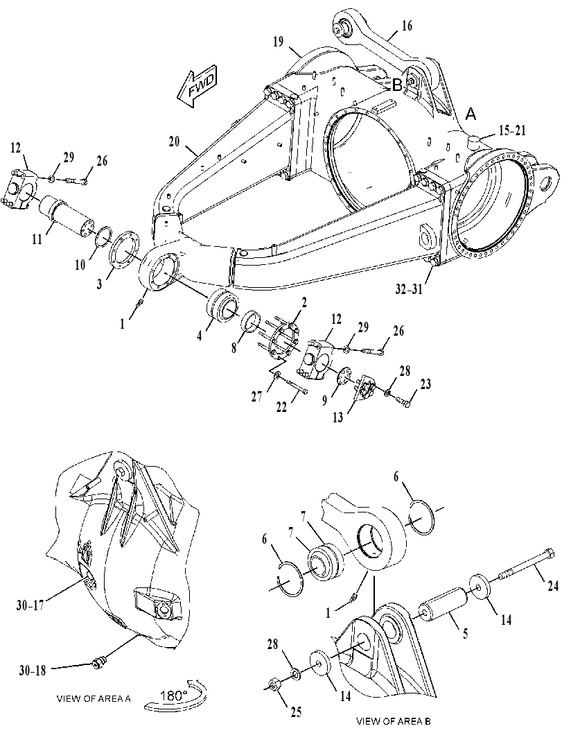 HOUSING GP-REAR AXLE 2626081 CAT