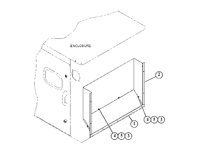 DUCT GP-ENCLOSURE 5017725 CAT