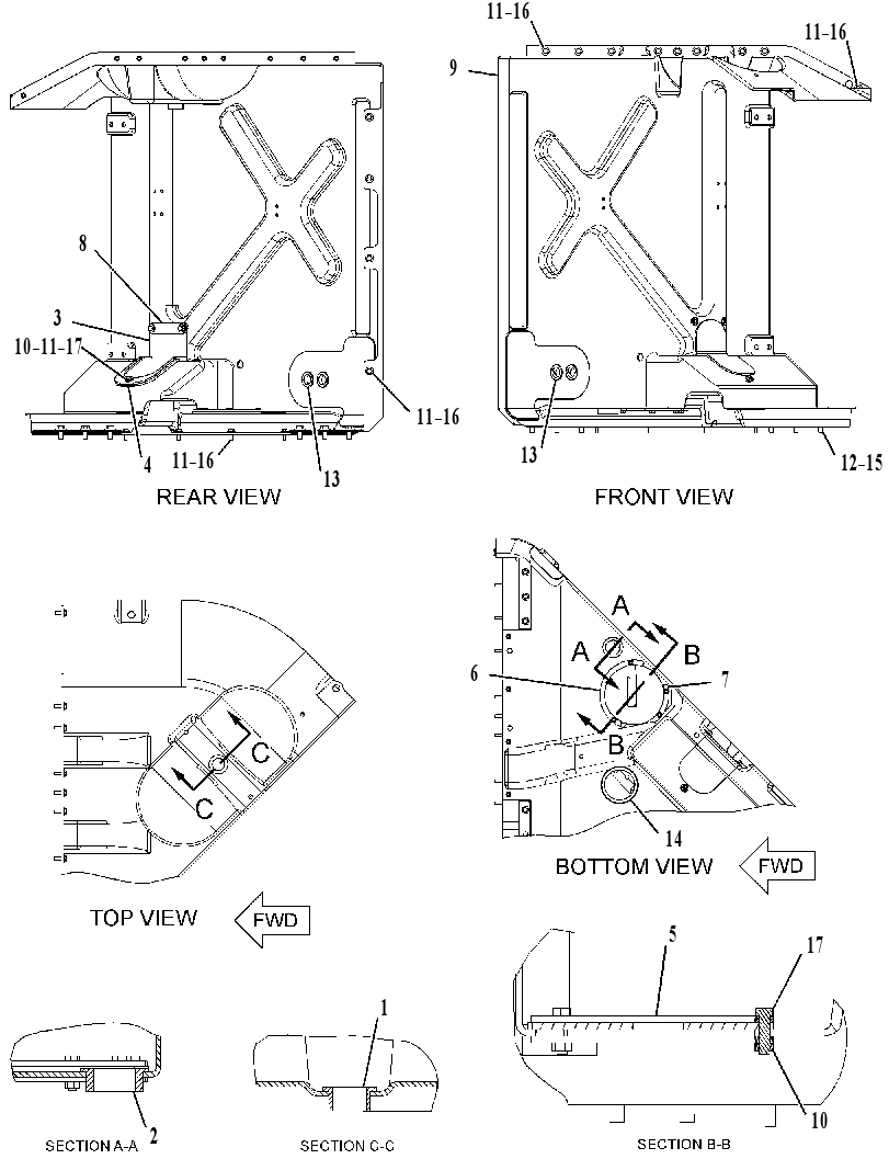 SHROUD GP-RADIATOR 2463063 CAT