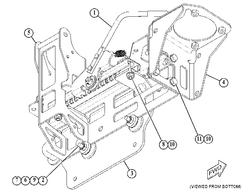 MOUNTING GP-ARMREST 3456187 CAT
