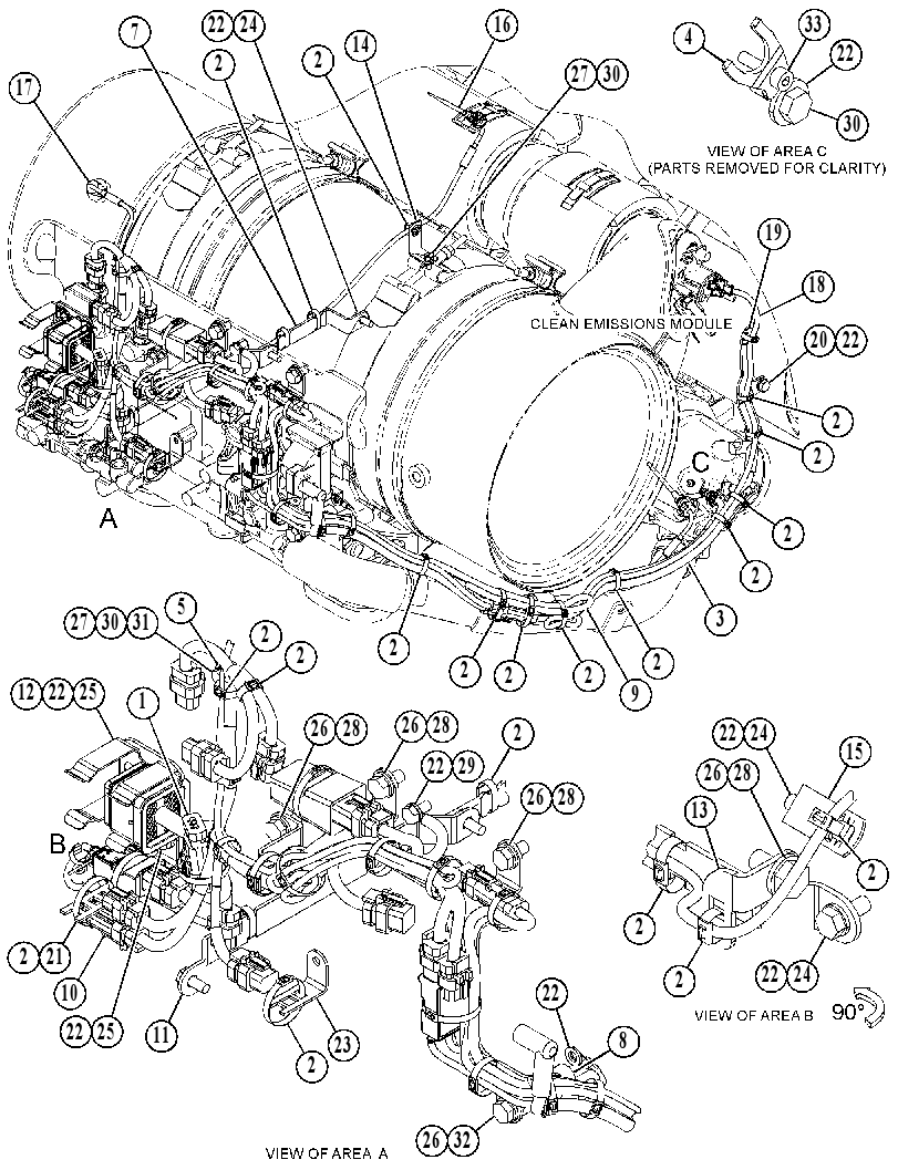 Проводка CEM 3883537 CAT