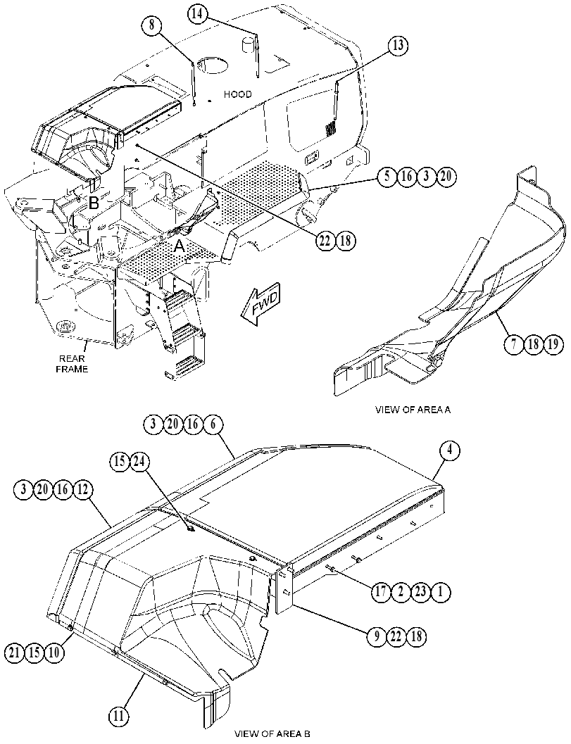EXTENSION GP-FENDER 5417799 CAT