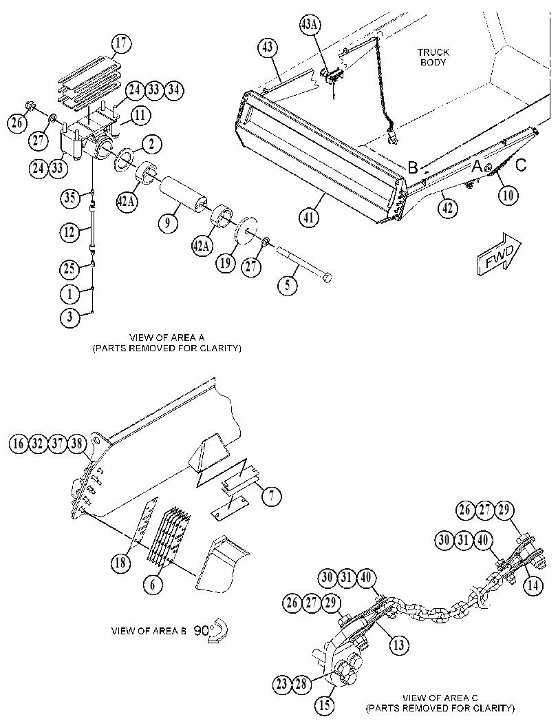 TAILGATE GP 3771305 CAT
