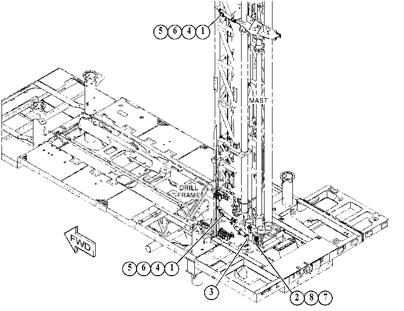 CYLINDER & MTG GP-HYDRAULIC 5044540 CAT