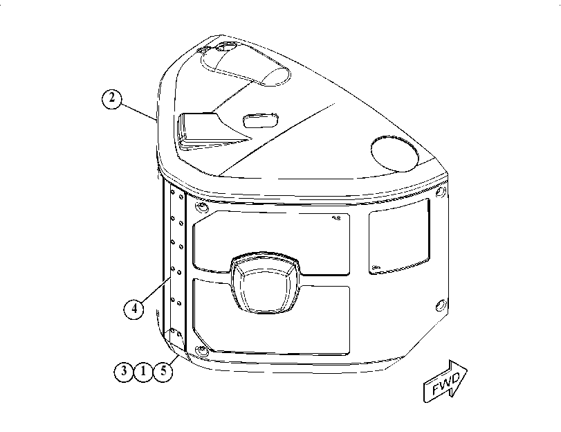 COVER GP-RADIATOR 5412216 CAT