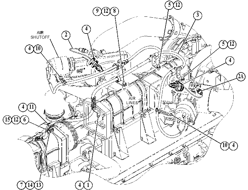 WIRING GP-AIR SHUTOFF 5390716 CAT