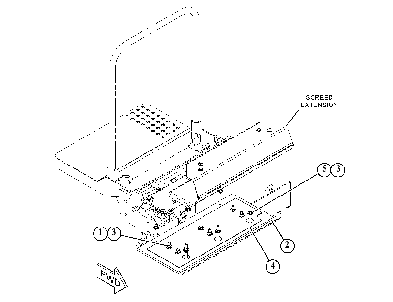PLATE GP-SCREED 4398592 CAT