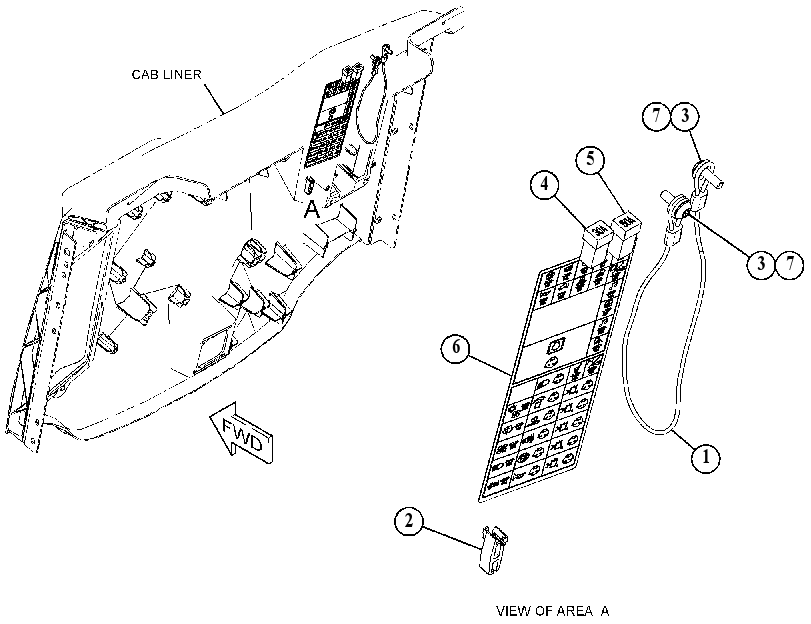 COVER GP-FUSE PANEL 5328845 CAT