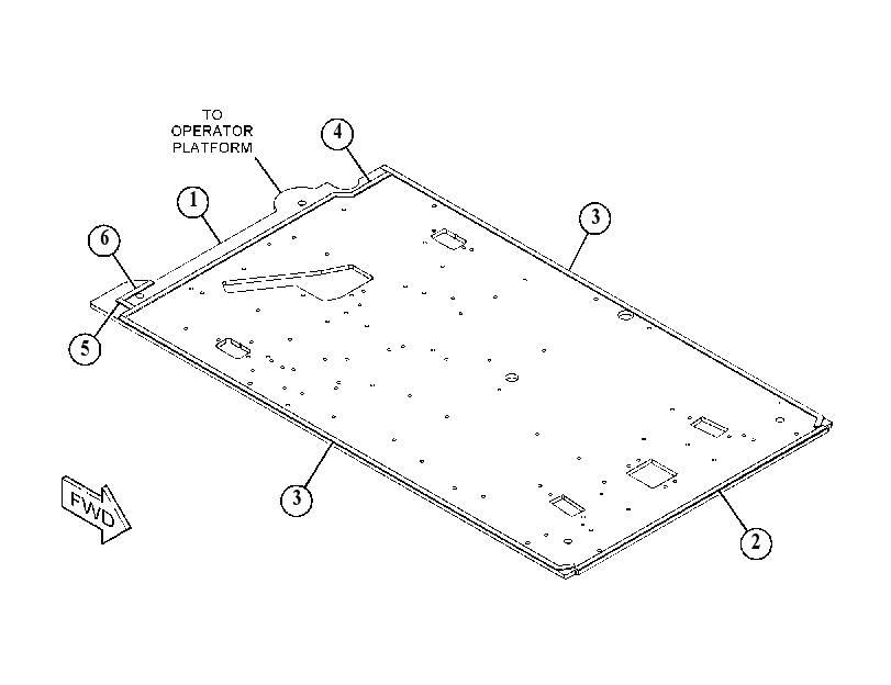 PLATE & INSULN GP-CAB PLATFORM 4886479 CAT