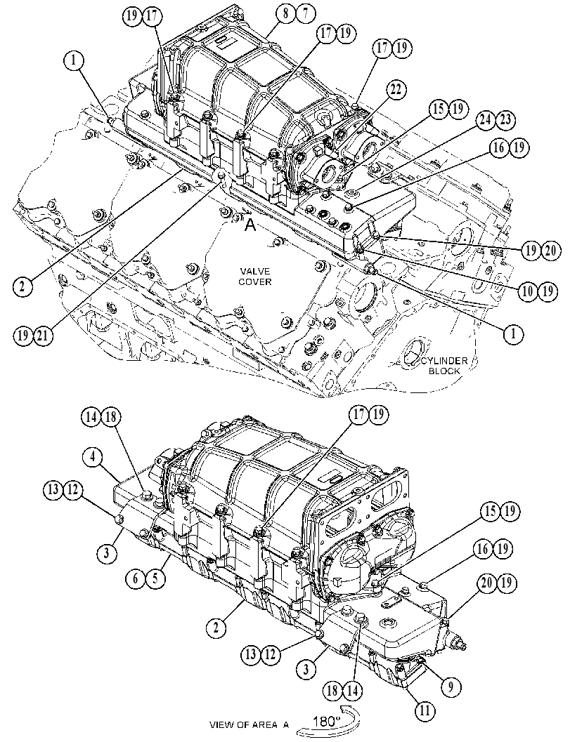 MOUNTING GP-AFTERCOOLER 4680817 CAT
