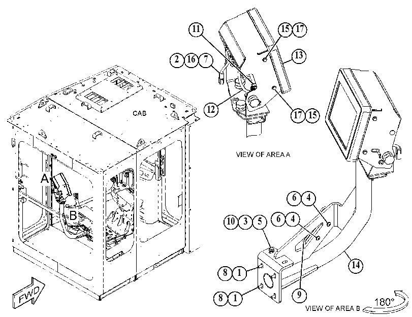 MONITOR & MOUNTING GP 5496162 CAT