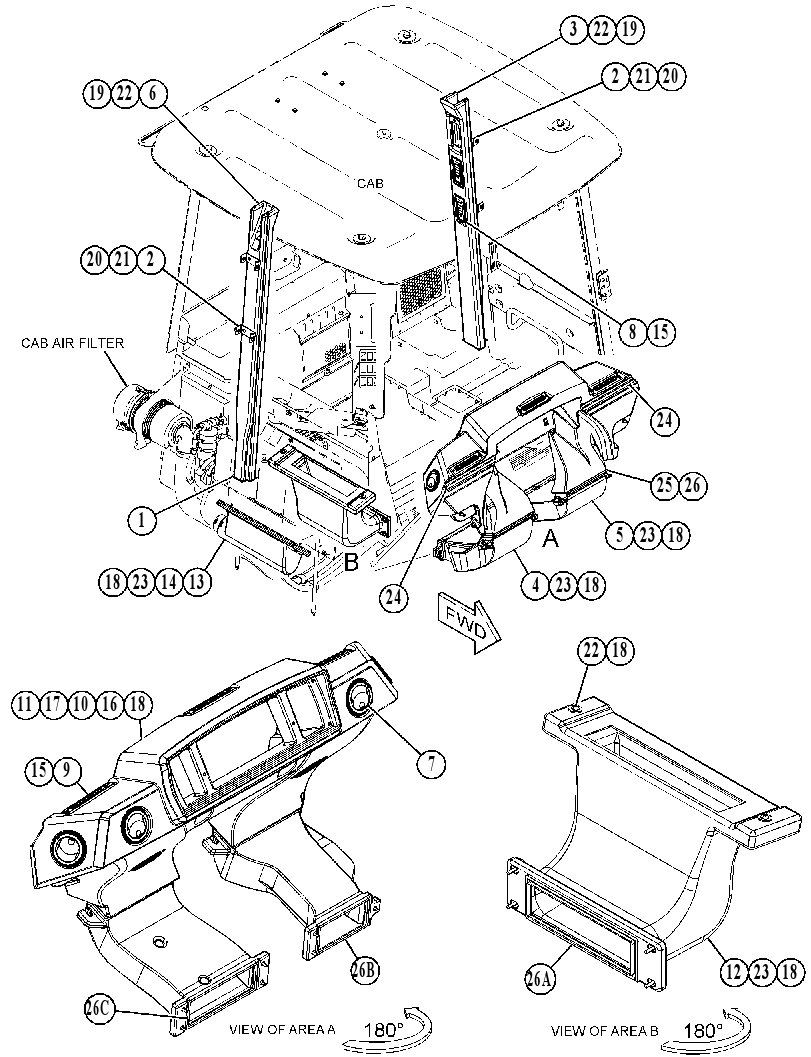 DUCT & FILTER GP 4777803 CAT