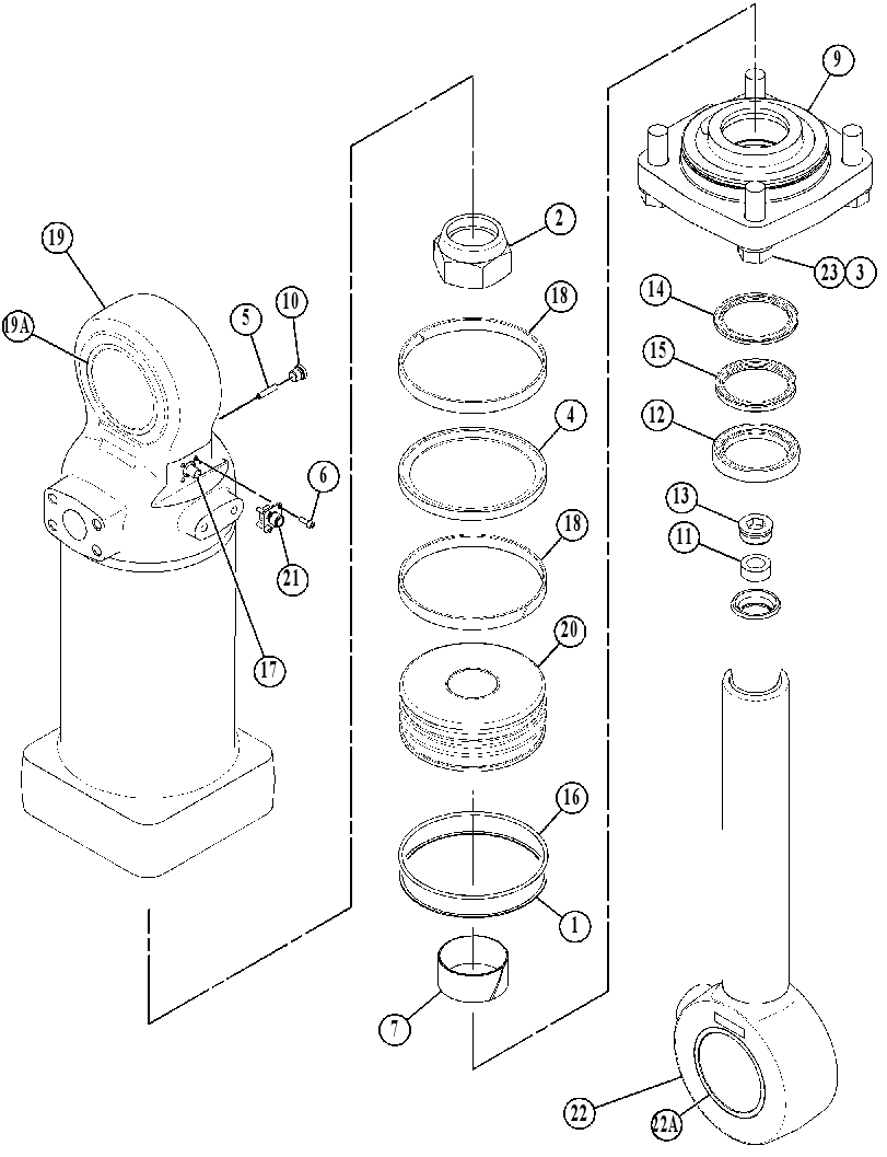 CYLINDER GP-LOAD 4805782 CAT