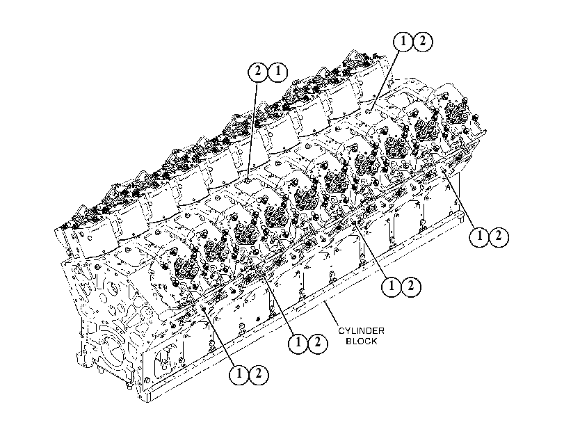 FASTENER GP-FUEL LINES 4475665 CAT