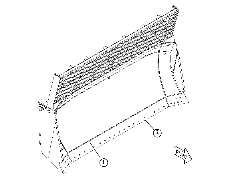 BLADE AS-SEMI-UNIVERSAL 5150410 CAT