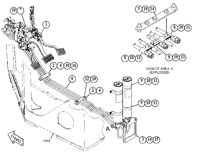 CONTROL GP-PEDAL 3936164 CAT