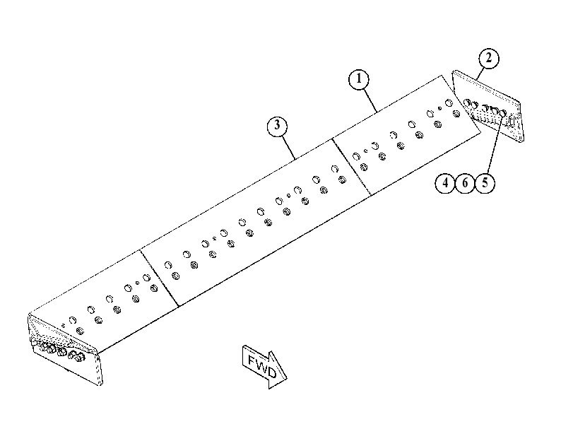 Режущая кромка 9J5904 CAT