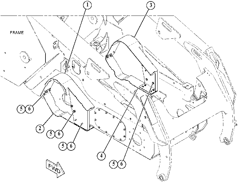 KIT-DEBRIS GUARD 5432885 CAT