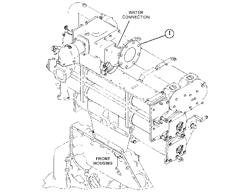 GASKET AS-WATER 5524180 CAT