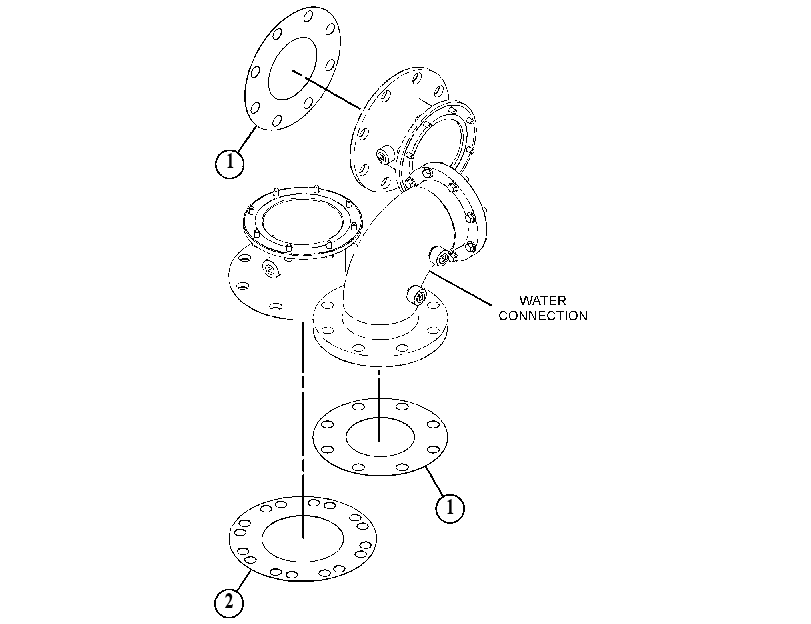 GASKET AS-WATER 5524184 CAT