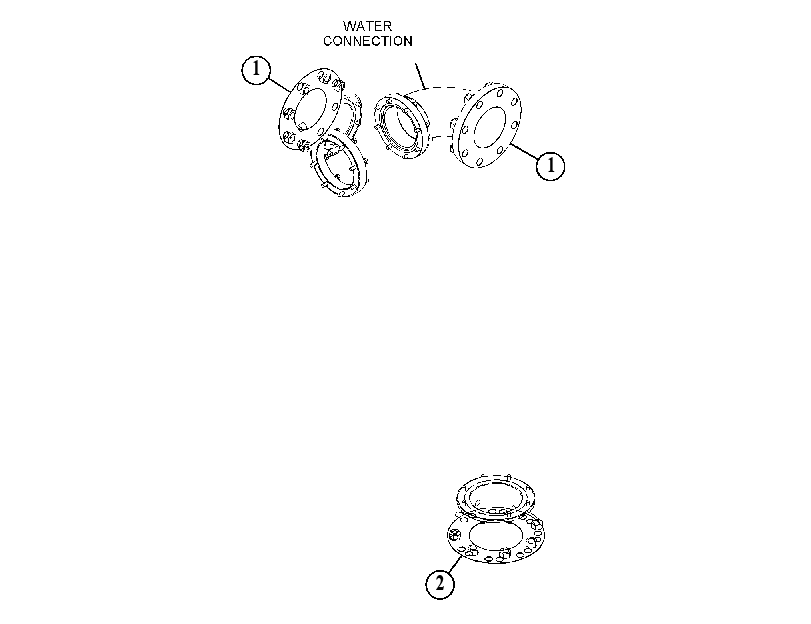 GASKET AS-WATER 5524185 CAT