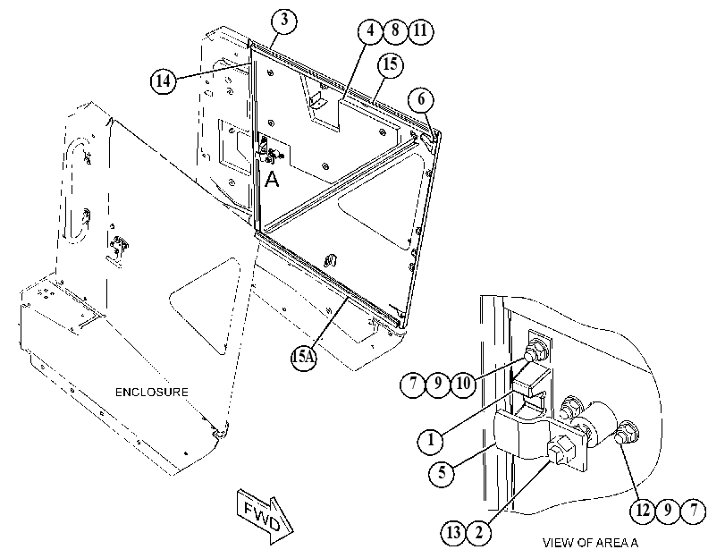 DOOR GP-HOOD 5169691 CAT