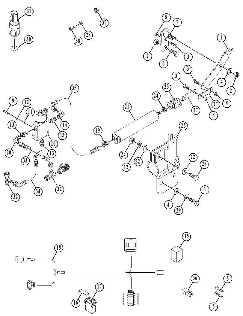 KIT-AUTOMATIC SPEED CONTROL 5325955 CAT