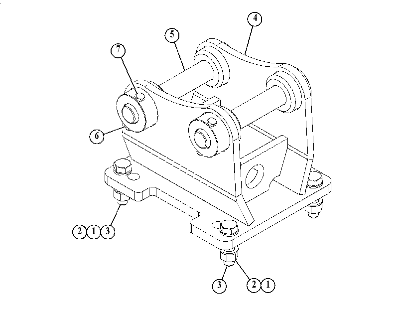 MOUNTING GP-HAMMER 5329059 CAT