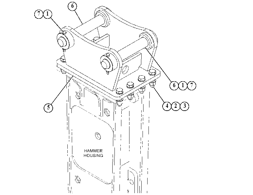 MOUNTING GP-HAMMER 5329067 CAT