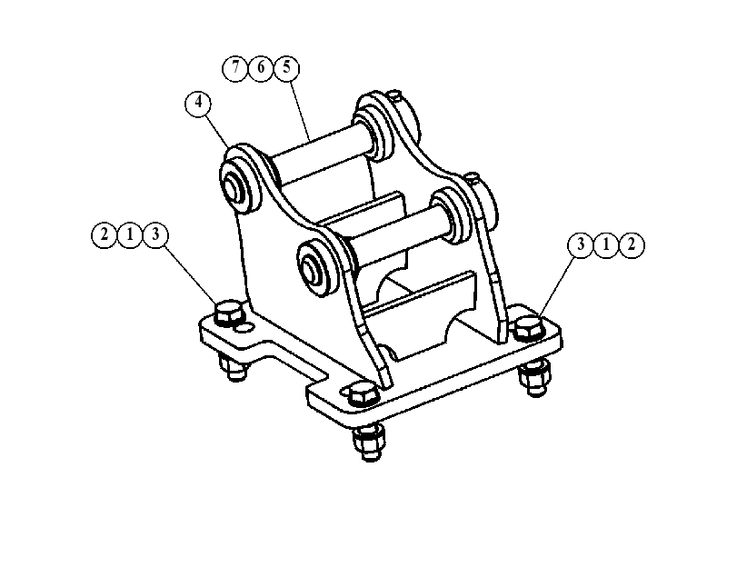 MOUNTING GP-HAMMER 5329057 CAT