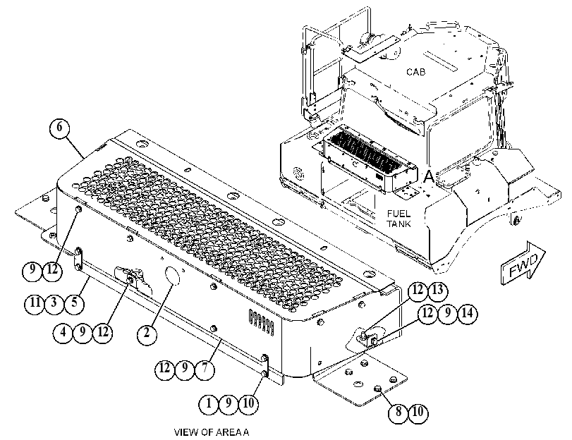MOUNTING GP-CONDENSER 4493499 CAT