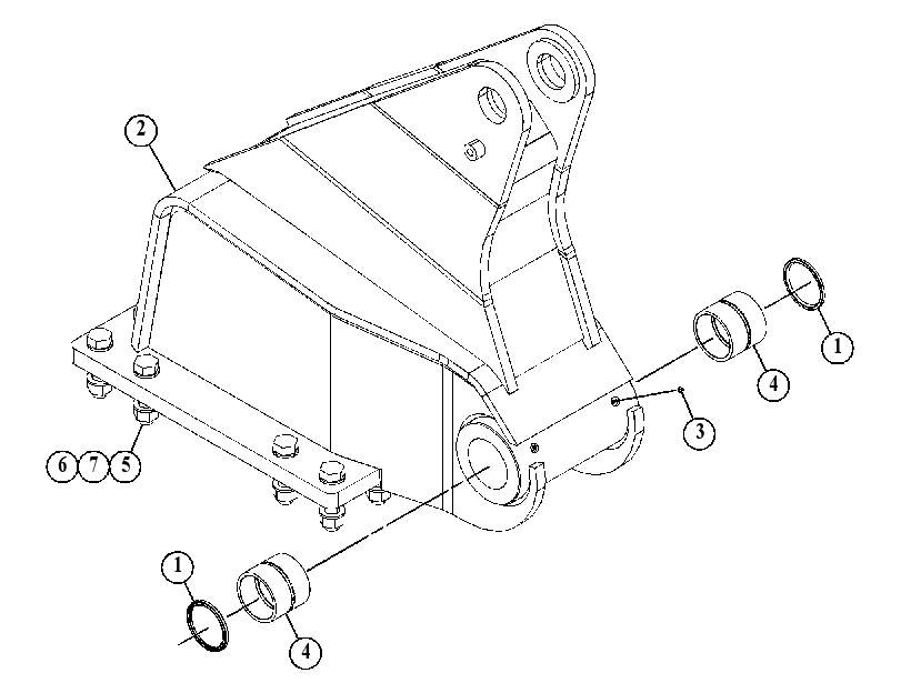 MOUNTING GP-WORK TOOL 5334725 CAT