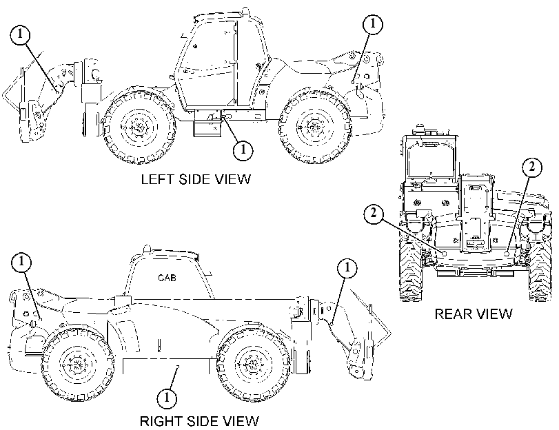 REFLECTOR GP 5427841 CAT