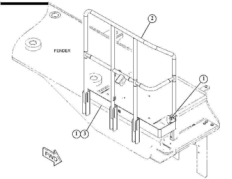 GUARDRAIL GP 3439915 CAT