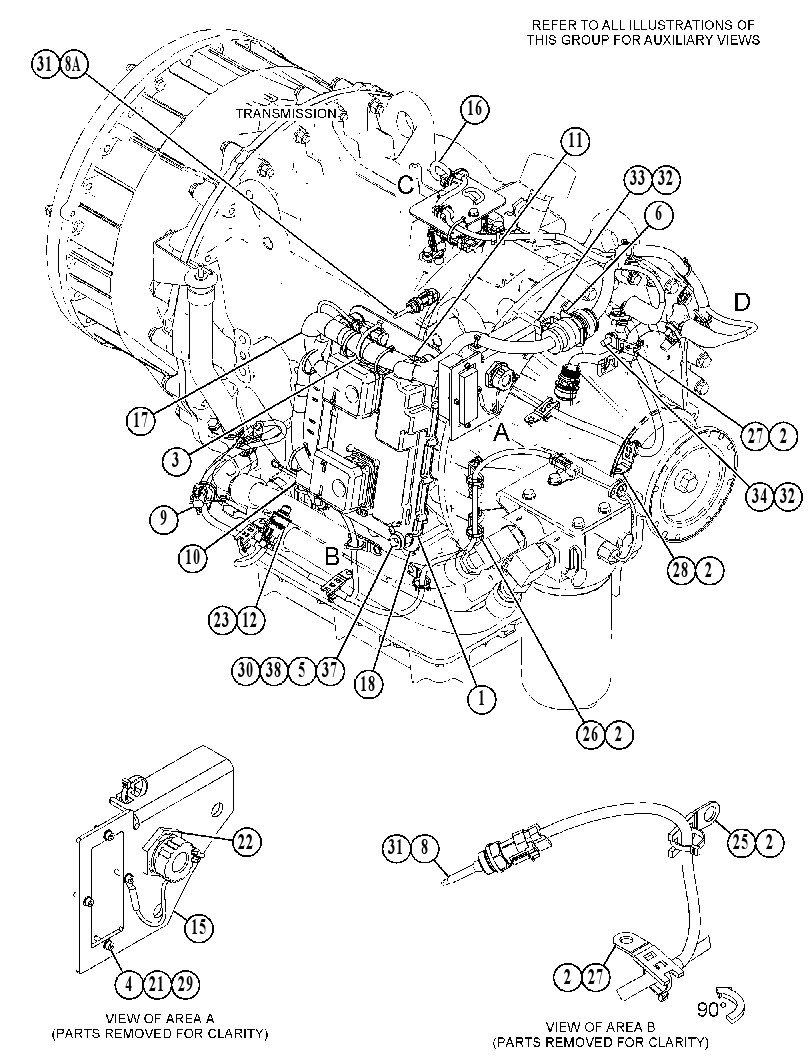 WIRING GP-TRANSMISSION 4896268 CAT