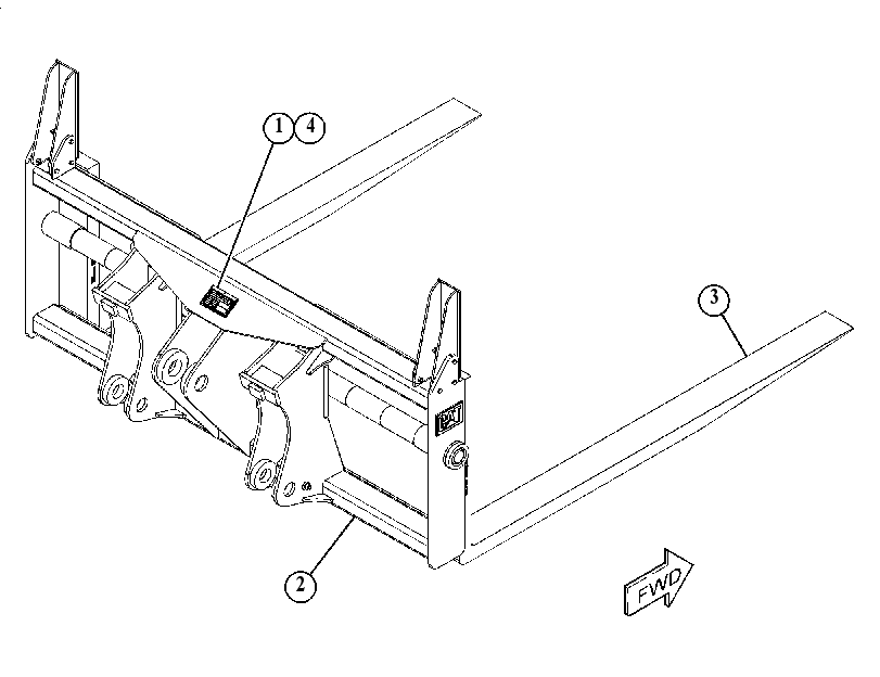 FORK GP-LOG & LUMBER 5203488 CAT